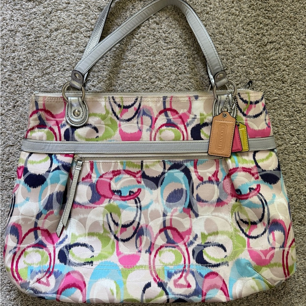 Coach • Multicolor Signature Tote Bag